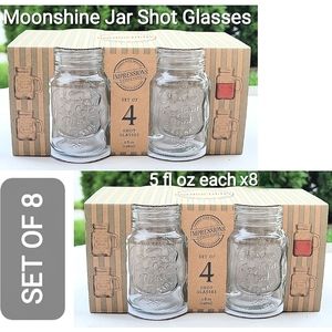 🆕️IMPRESSIONS Vintage Glassware (5oz) Mini Moonshine Jars